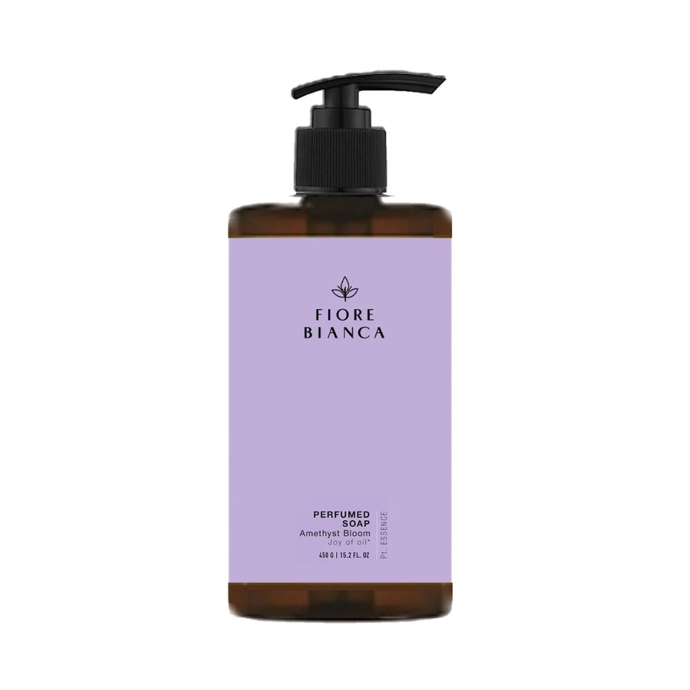 Фото  - Рідке мило FIORE BIANCA Pastel Essence Amethyst Bloom 450 г